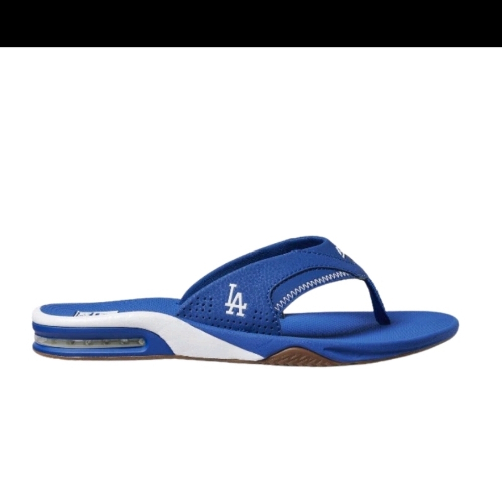 Reef Fanning X MLB Dodgers Flip Flop Sandal Bottle Opener &Superior Arch Support - Picture 6 of 9